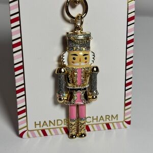True To Form CHRISTMAS Pink NUTCRACKER Bag Charm Keychain Holiday Accessory NEW